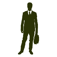 Standing Vector Business Man Free Clipart HQ