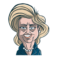 Hillary Clinton Face Free HQ Image