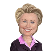 Hillary Clinton Face Free Clipart HQ