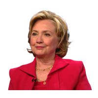 Smiling Clinton Hillary PNG File HD