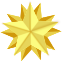 Photos Abstract Star Gold PNG Free Photo