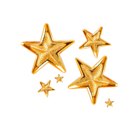 Star Glitter Gold PNG Free Photo
