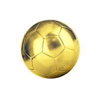 Golden Football PNG Download Free