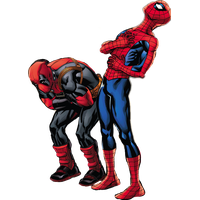 Spiderman And Deadpool Free Transparent Image HQ