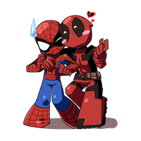 Spiderman And Deadpool Free Photo