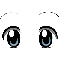 Cute Eyes Anime Photos PNG Free Photo