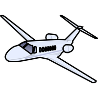Flying Airplane Vector Free HD Image