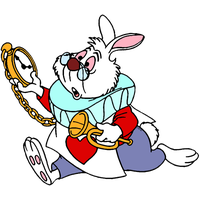Wonderland Alice Rabbit In Free Transparent Image HD