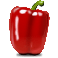 Pepper Vector Red Bell Free PNG HQ