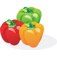 Fresh Pepper Vector Bell Free PNG HQ
