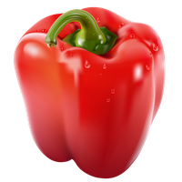 Fresh Pepper Red Bell PNG Image High Quality