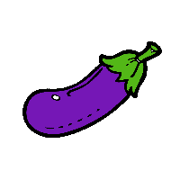 Purple Vector Eggplant Download HD