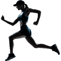 Running Athlete Female PNG Image High Quality