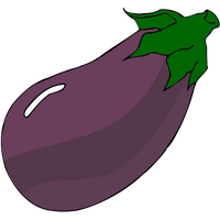 Picture Vector Eggplant Free HD Image