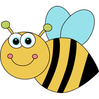 Cute Insect Bee Free Clipart HD
