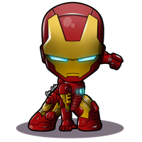 Chibi Iron Man PNG Image High Quality