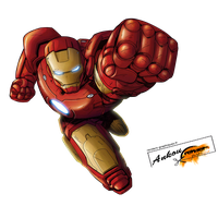 Chibi Robot Iron Man Free Transparent Image HQ