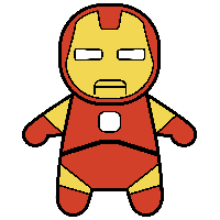 Chibi Vector Iron Man HQ Image Free