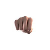 Force Punch Hand Free Transparent Image HQ