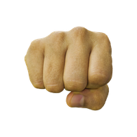 Force Punch Hand PNG Image High Quality