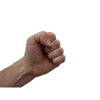 Punch Power Hand Free Download PNG HQ