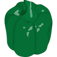 Pepper Vector Green Bell HQ Image Free