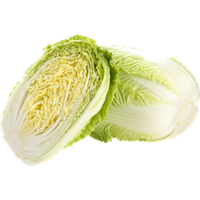 Cabbage Organic Half PNG File HD