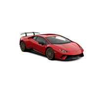 Convertible Lamborghini Red PNG File HD