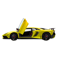 Convertible Lamborghini Yellow HQ Image Free