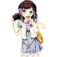Cute Girl Anime Free Download PNG HD