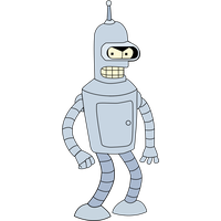 Robot Bender Free Transparent Image HD