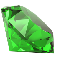 Green Diamond Gemstone Free PNG HQ