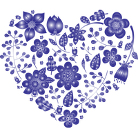 Heart Vector Flower Photos PNG File HD