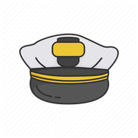 Captain Navy Cap Vector Download Free Image