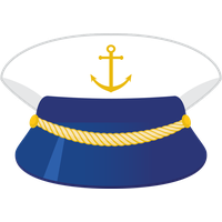 Captain Navy Cap Vector Free Photo