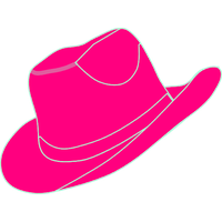 Pink Hat Cowboy PNG Free Photo