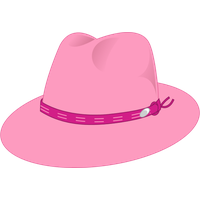 Pink Hat Female Free HQ Image