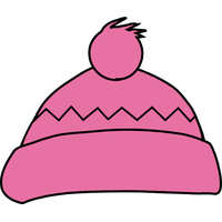 Pink Vector Hat Free Clipart HD