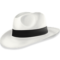 White Pic Hat Free Download PNG HD