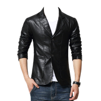 Leather Jacket Black Free Transparent Image HD