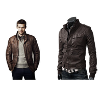 Leather Brown Jacket Free Clipart HD
