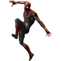 Spiderman Flying Pic Iron Free Clipart HQ