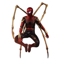 Spiderman Flying Iron PNG Download Free