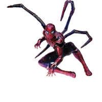 Spiderman Flying Iron HD Image Free