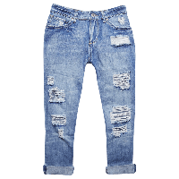 Ripped Jeans PNG File HD
