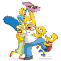 Simpsons The Pic Cartoon PNG Free Photo