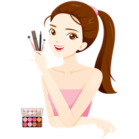 Doing Girl Makeup Download Free Image