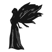 Silhouette Angel Free Clipart HD