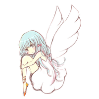 Girl Anime Angel Free Clipart HQ
