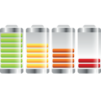 Battery Symbol Charging Colorful PNG Free Photo